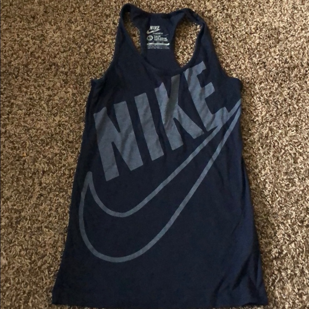Navy blue Nike Tank